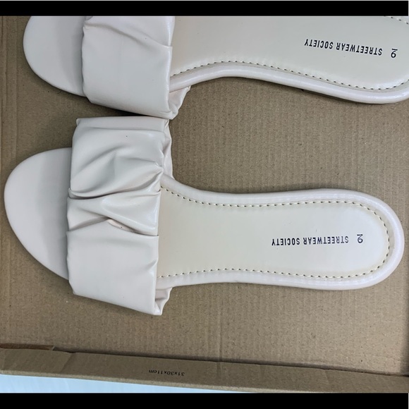 Urbain Planet beige sandals - Picture 2 of 8